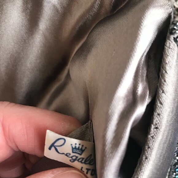 Le Regale Vintage Beaded shoulder bag Evening Purse - Picture 5 of 6